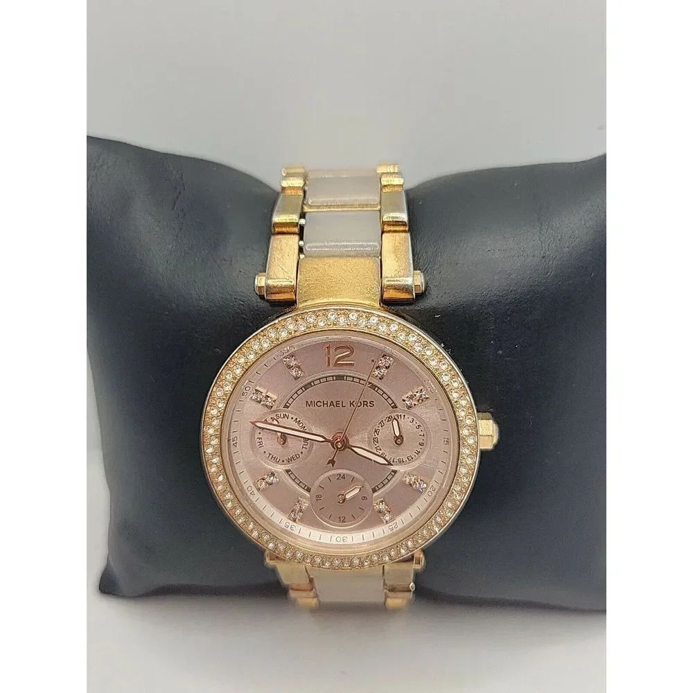Michael Kors Parker Mini MK6110 Women's Stainless Steel Analog Dial Watch AM135